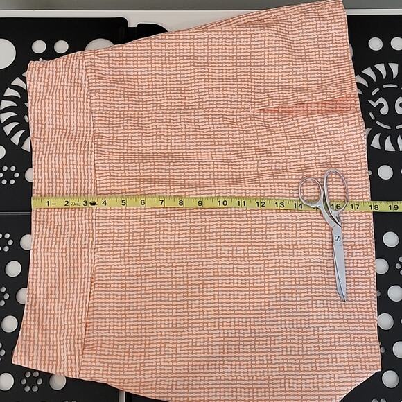 Izod XFG Women's Performance Stretch Orange Print Golf Skirt 10 - Picture 10 of 13